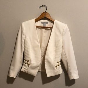 Cream/white blazer